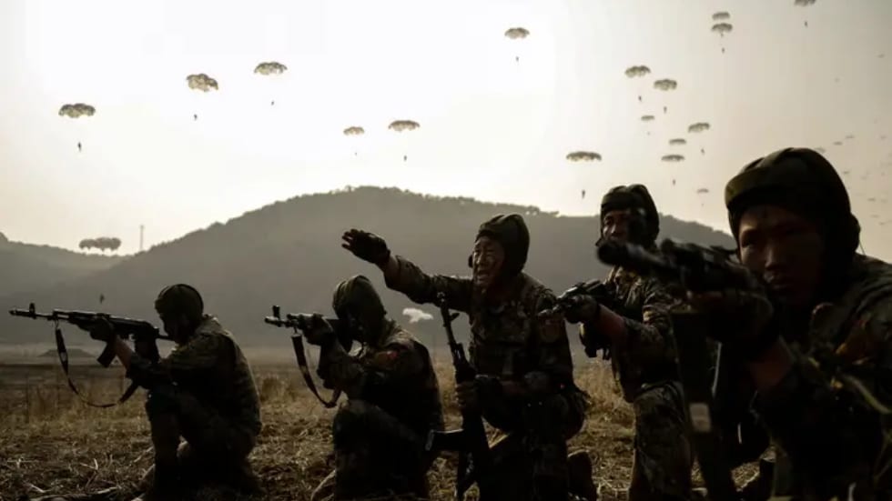 nk troops