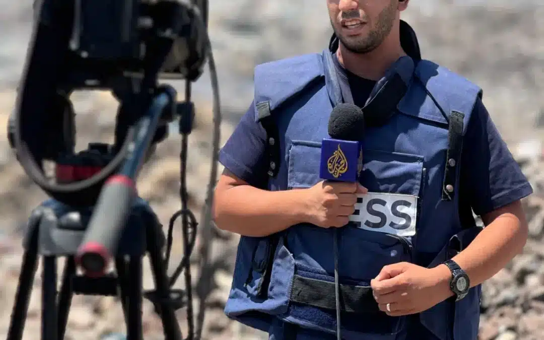 Israel Kills Two Palestinian Journalists in Media Tent Outside Hospital