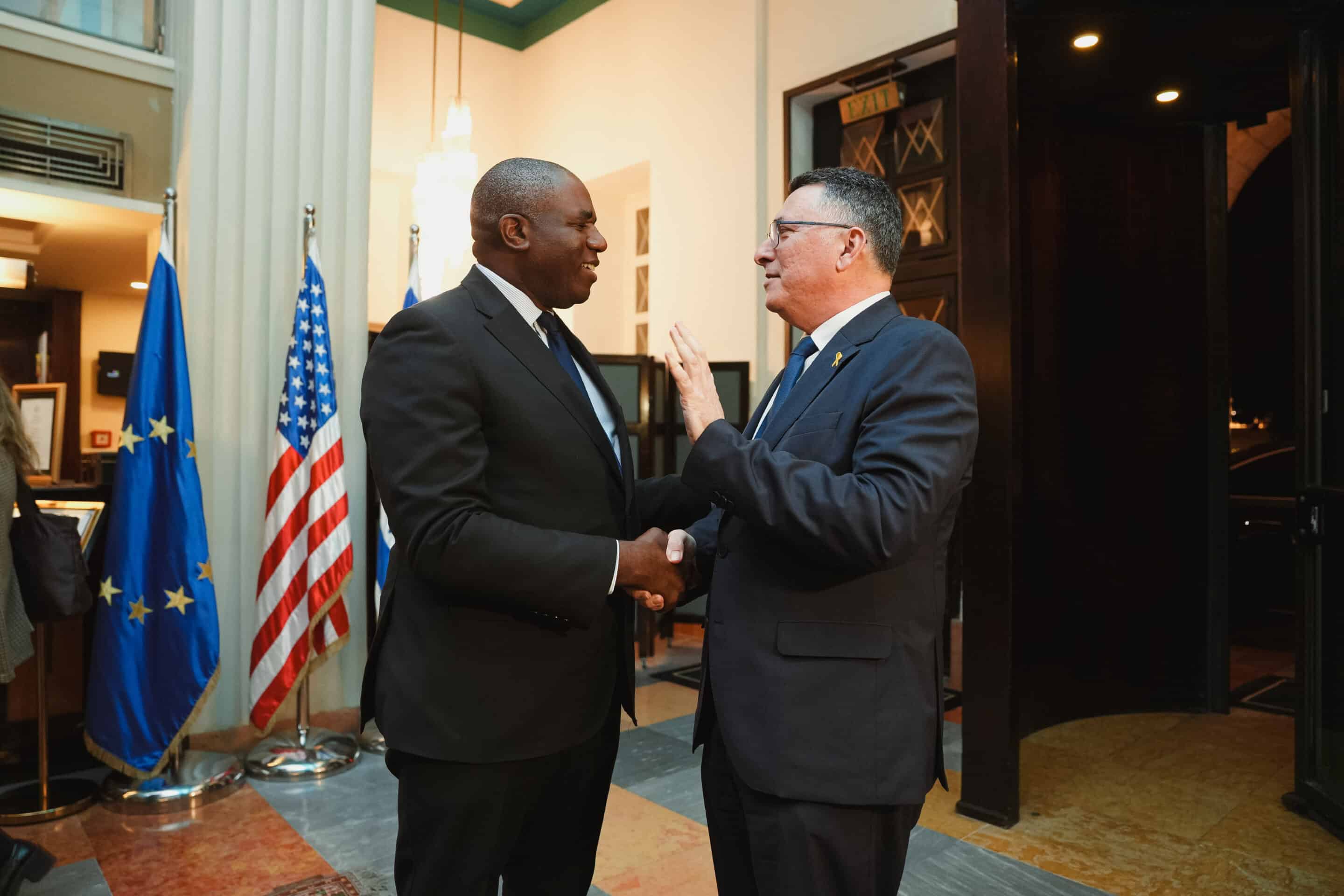foreign secretary david lammy visits israel