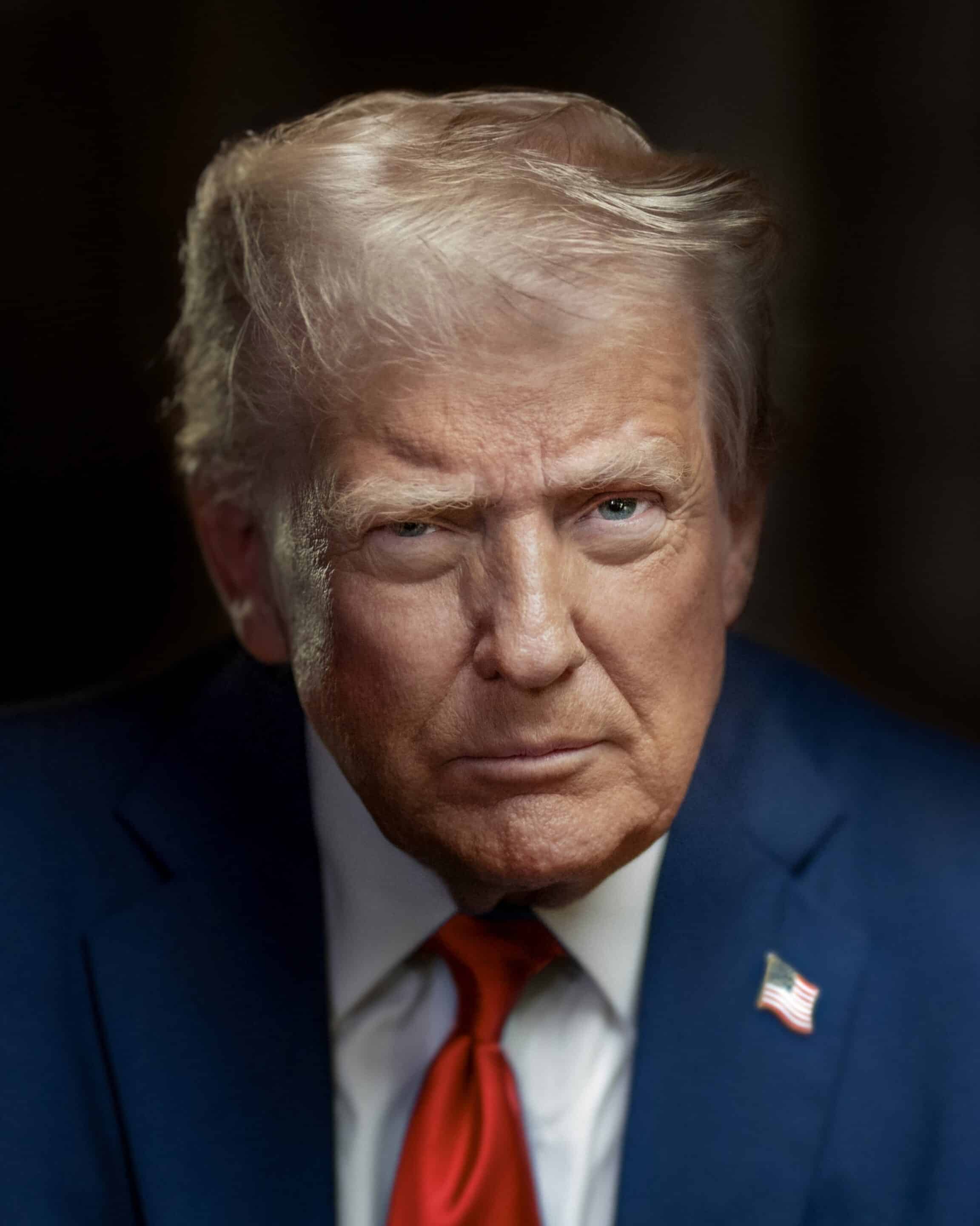 official presidential portrait of president donald j. trump (2025)
