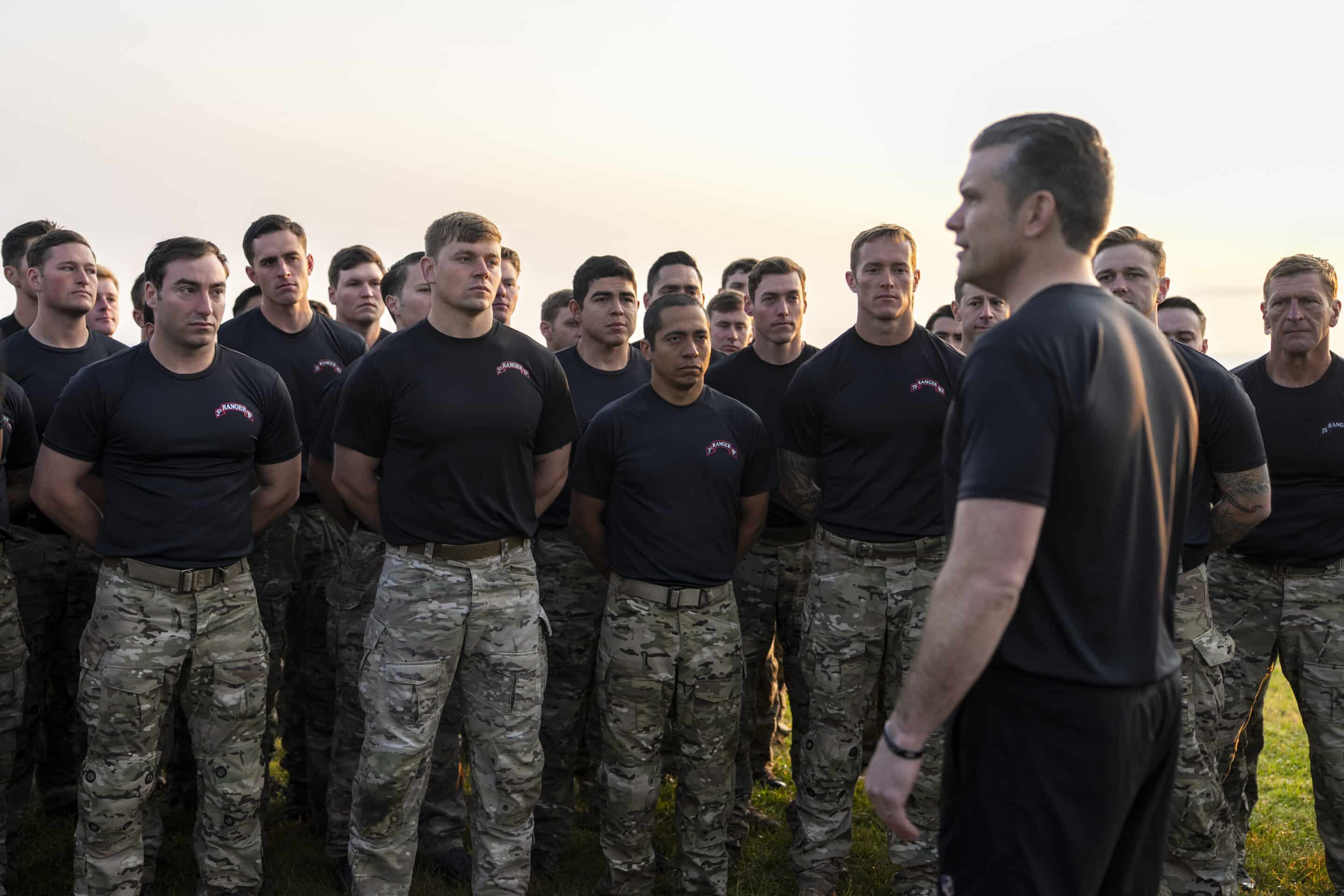 250606 d pm193 1098 secdef pete hegseth participates in troop pt on omaha beach, meets with uk and french counterparts, delivers remarks at d day ceremonies