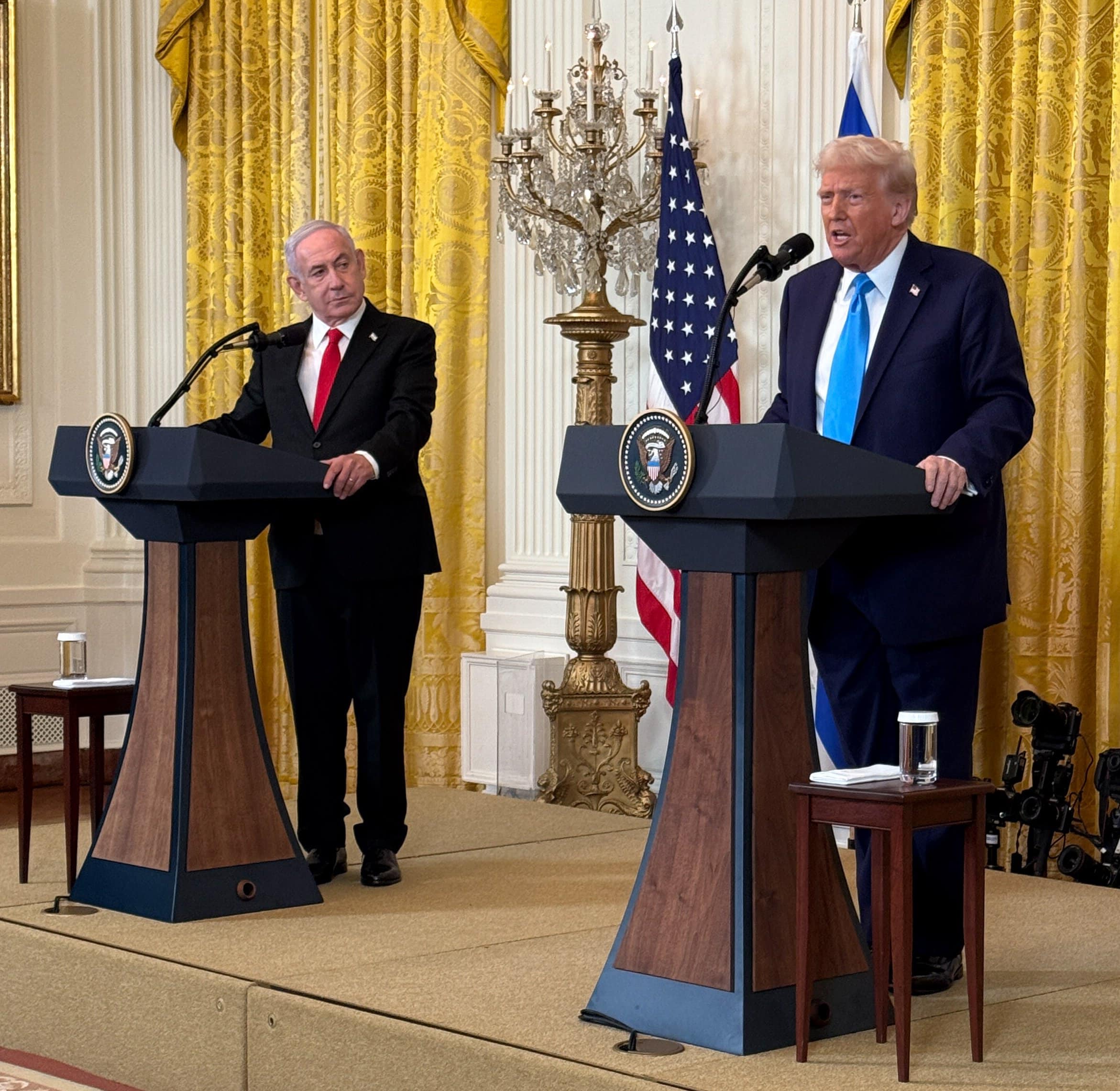 president donald trump and prime minister benjamin netanyahu (cropped)