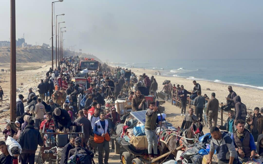300,000 Palestinians Forced To Flee as Israeli Strikes Pound Gaza City