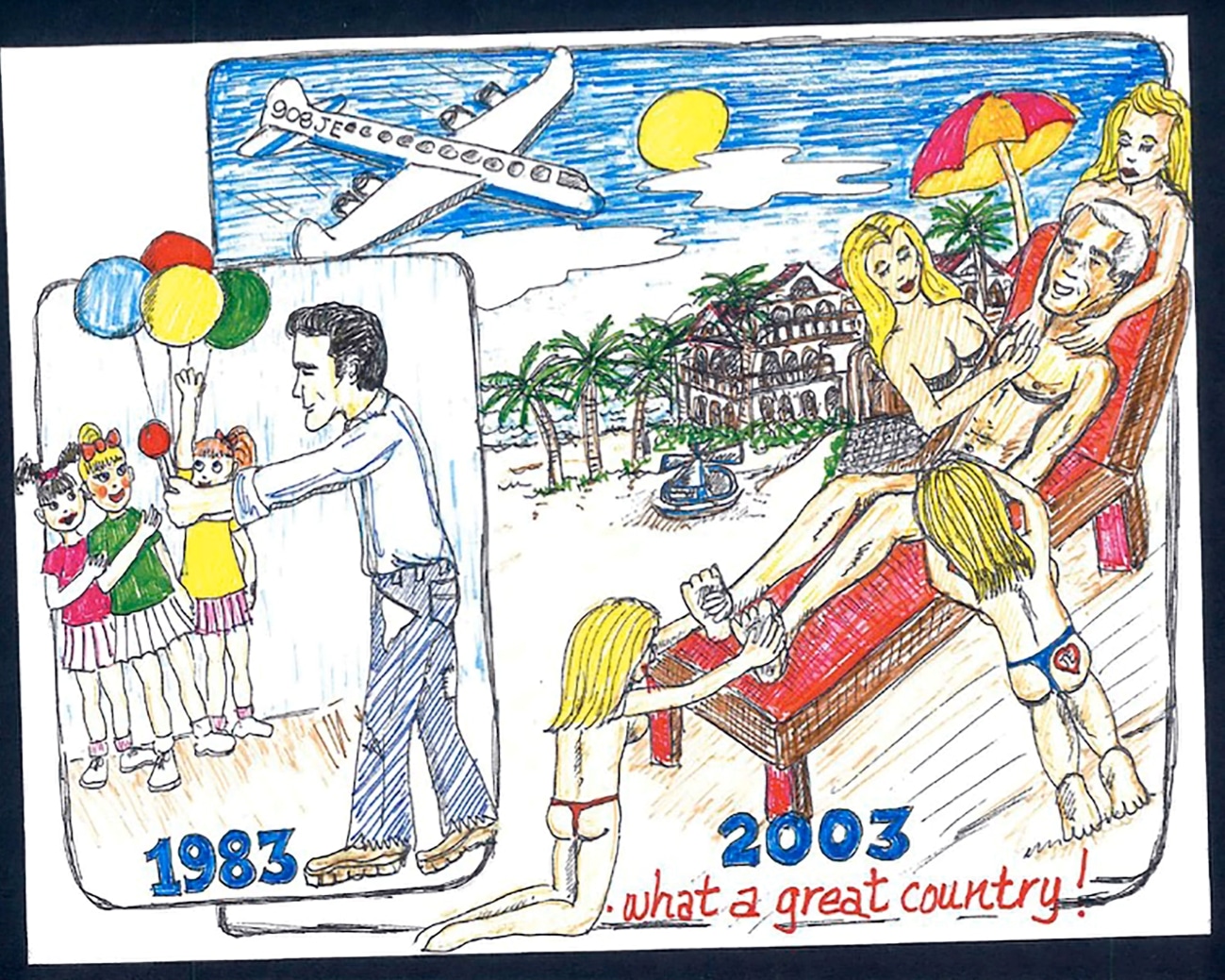 epstein 50th birthday book most stunning drawing 2650
