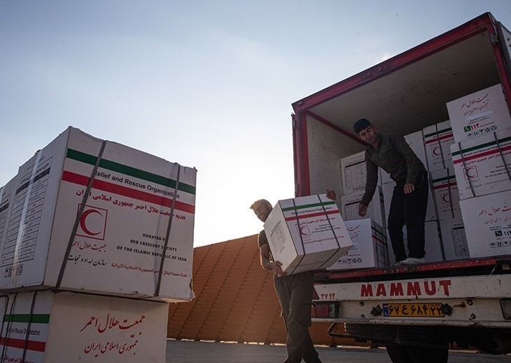4 sending humanitarian cargo to gaza ارسال محموله بشر دوستانه به غزه