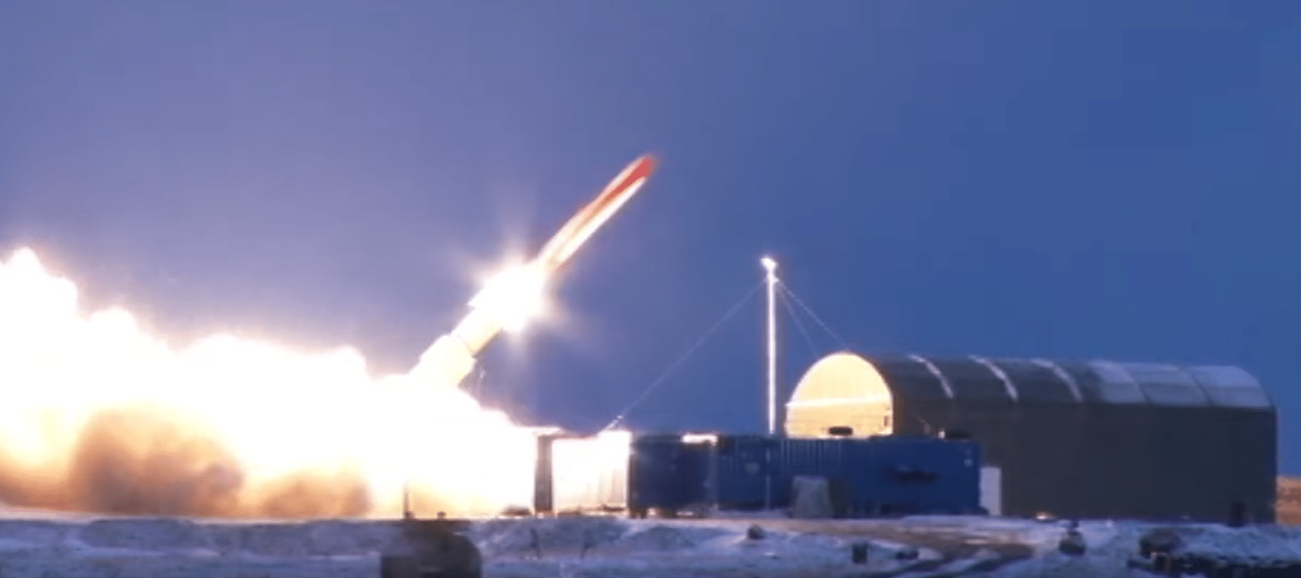 screenshot of burevestnik launch screenshot of burevestnik launch