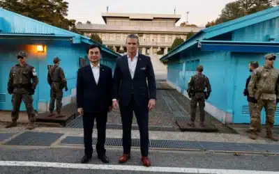 Sec War Hegseth Visits DMZ, Praises South Korea for Boosting Military Budget