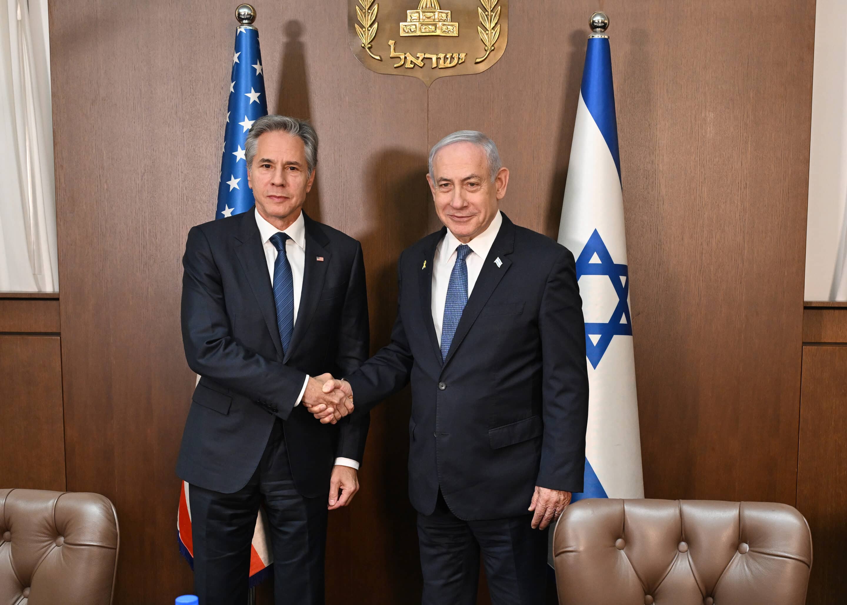united states secretary of state antony blinken visits israel on october 22, 2024 26