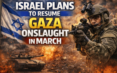 Israel Plans to Resume Gaza Onslaught in March
