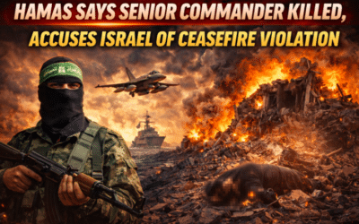 Hamas Says Senior Commander Killed, Accuses Israel of Ceasefire Violation
