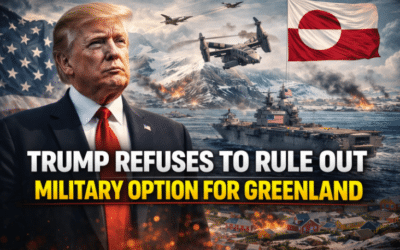 Trump Refuses To Rule Out Military Option for Greenland