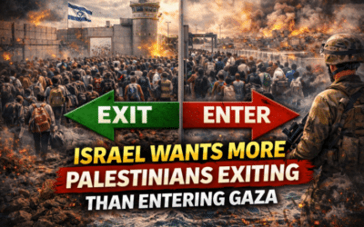 Israel Wants More Palestinians Exiting Than Entering Gaza