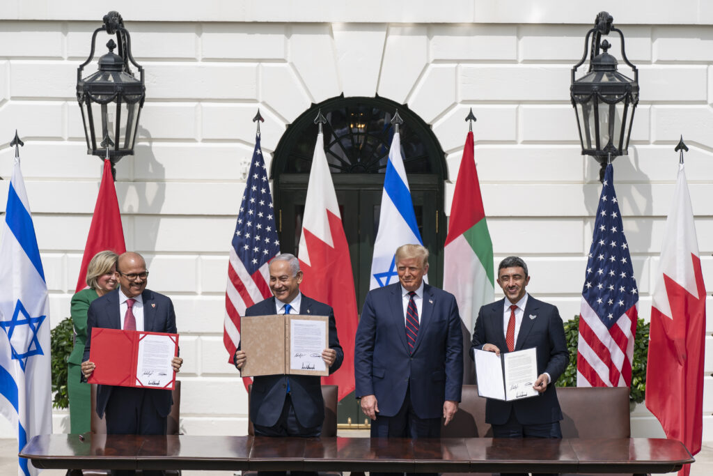 president trump and the first lady participate in an abraham accords signing ceremony (50345629858)