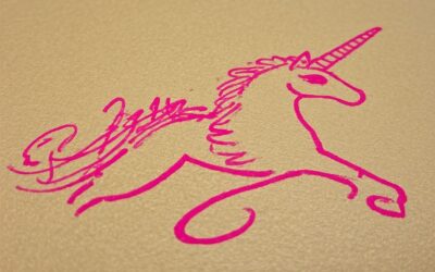 The Pink Unicorn Stamp