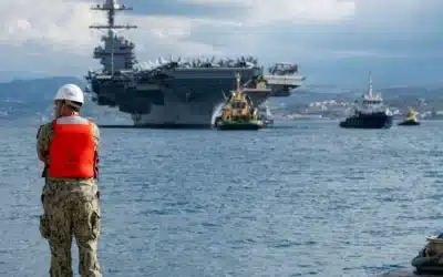 One Aircraft Carrier Strike Group to Leave the Middle East