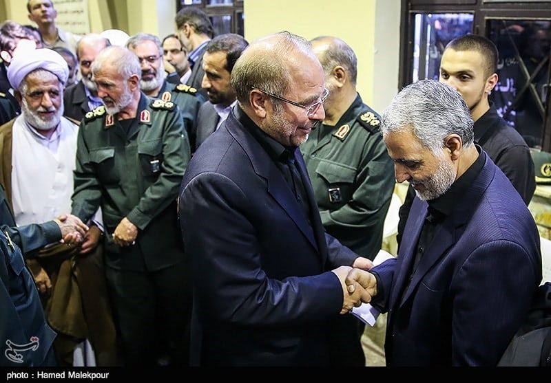 jihad imad mughniah in general qasem soleimani mother's funeral04