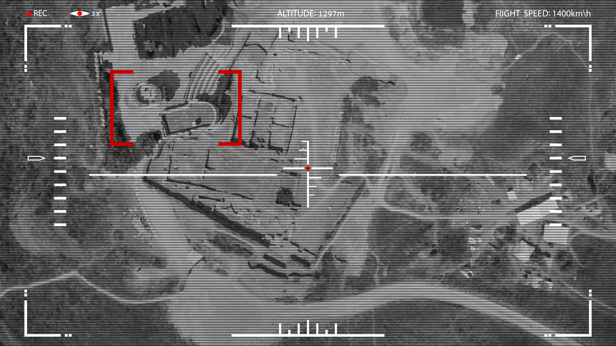 vector. attack drone. viewfinder combat drone. vector. attack drone. viewfinder combat drone.
