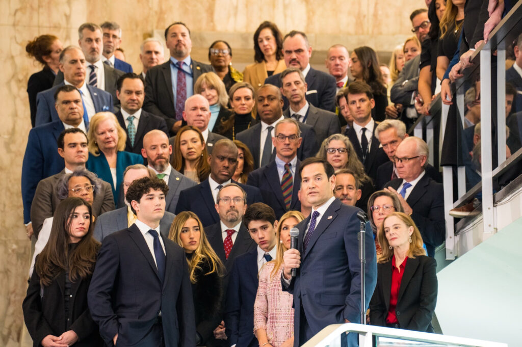 secretary rubio delivers remarks to employees upon arrival (54280353874) (1)