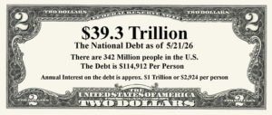 blanton national debt 2 dollar bill