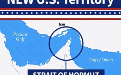 Trump Posts Photo Labeling Strait of Hormuz as US Territory