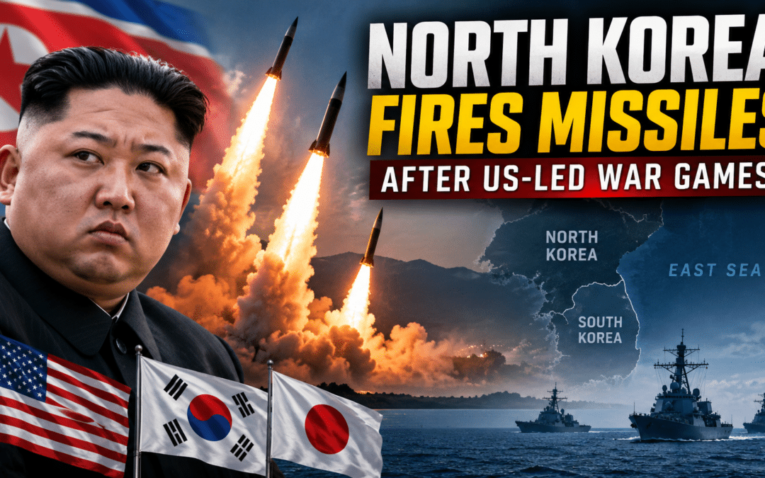 North Korea Test Fires Ballistic Missiles After US-Led War Games