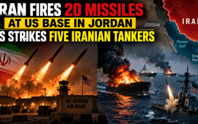 Iran Fires 20 Missiles at US Base in Jordan, US Destroys Five Iranian Tankers