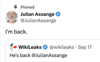 When Wikileaks Exposed the World: Assange Returns to Social Media
