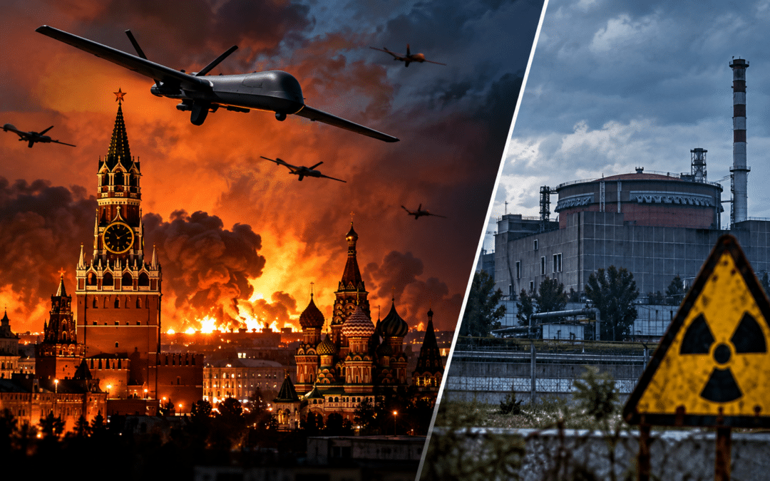 Ukraine Conducts One of Its Largest Drone Strikes on Moscow