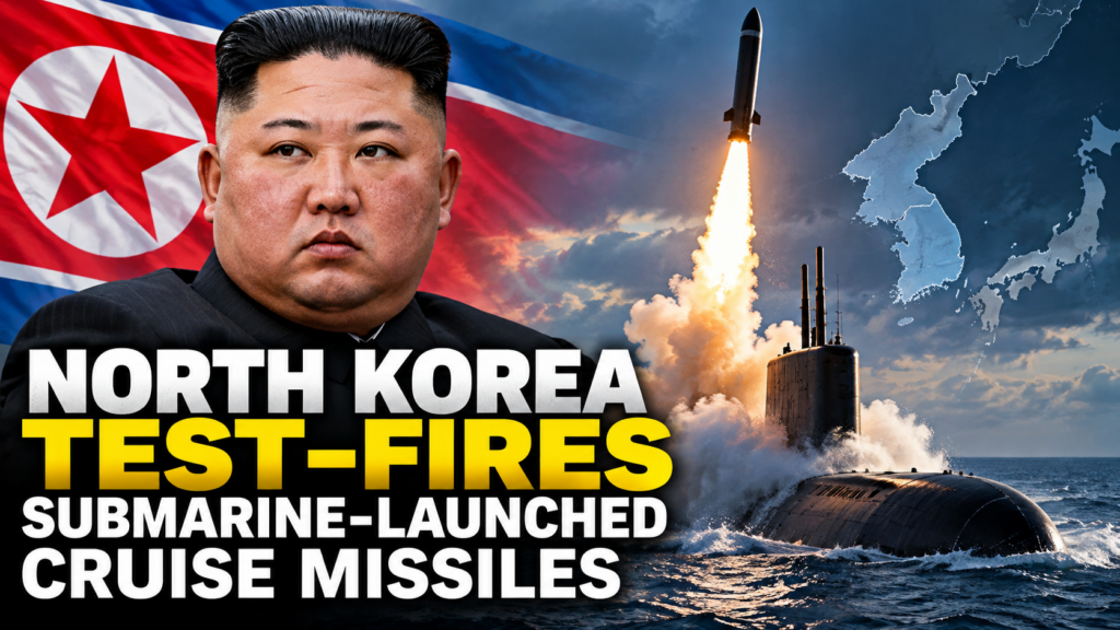 north korea submarine missile test