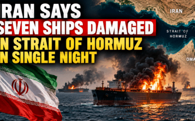 Iran Says Seven Ships Damaged in Strait of Hormuz in Single Night